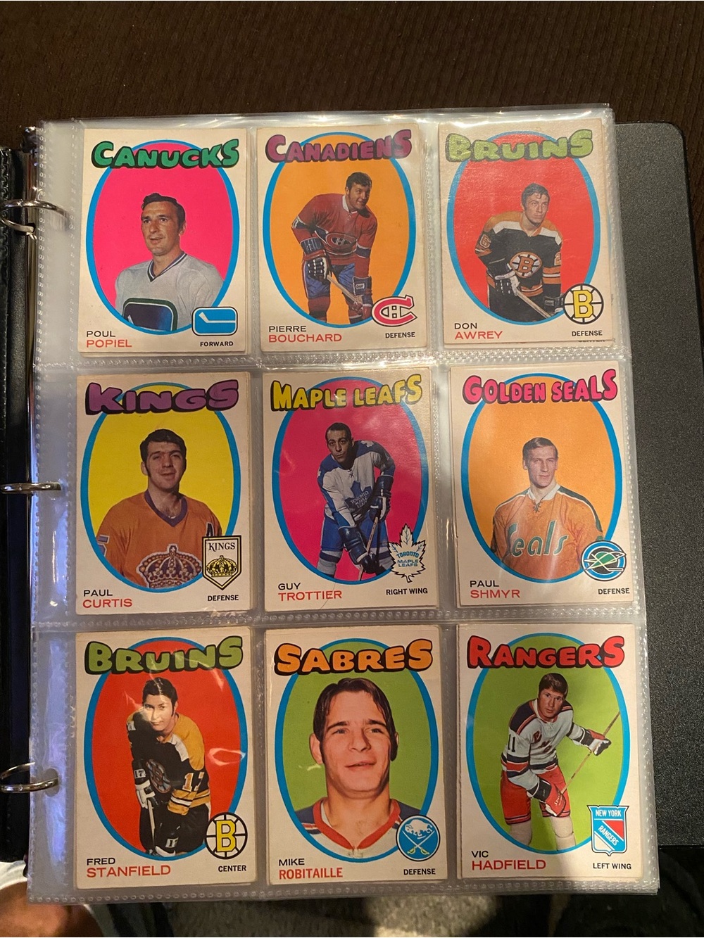 1971-72 O-Pee-Chee Hockey COMPLETE SET of 264 Dryden, LaFleur RC’s VG-NM